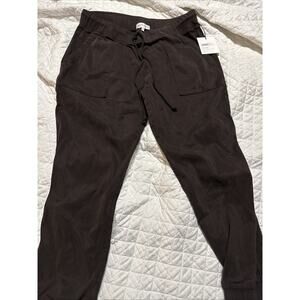 bella dahl Stretch Pant Size Large Jogger Brown NWT